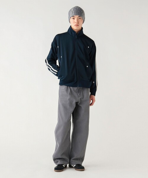 BEAMS HEART（ビームスハート）の「カラー カーブ バギー デニム（デニムパンツ・メンズ・チャコールグレー/ライトブラウン・SMALL/MEDIUM/LARGE）」の4枚目の写真