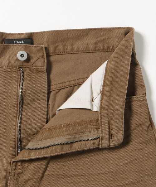 BEAMS HEART（ビームスハート）の「カラー カーブ バギー デニム（デニムパンツ・メンズ・チャコールグレー/ライトブラウン・SMALL/MEDIUM/LARGE）」の17枚目の写真