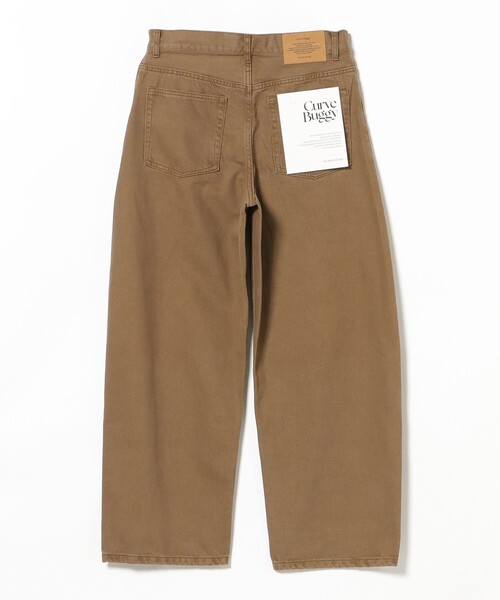 BEAMS HEART（ビームスハート）の「カラー カーブ バギー デニム（デニムパンツ・メンズ・チャコールグレー/ライトブラウン・SMALL/MEDIUM/LARGE）」の18枚目の写真