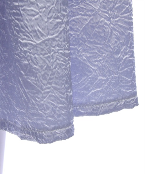 CLEAR BASIC（クリアベーシック）の「シュリンク加工ティアードロングスカート[大人 フェミニン 上品]≪新作≫（スカート・レディース・オフホワイト/ブラック/ブルーグレー・F）」の8枚目の写真