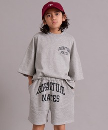 PAIRMANON STREET（ペアマノンストリート）の「裏毛 ロゴプリント セットアップ 半袖 ショートパンツ【PAIRMANON STREET】（セットアップ）」