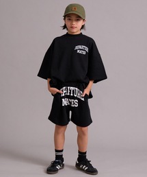 PAIRMANON STREET（ペアマノンストリート）の「裏毛 ロゴプリント セットアップ 半袖 ショートパンツ【PAIRMANON STREET】（セットアップ）」