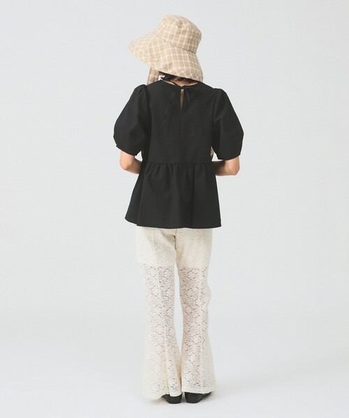 Ray BEAMS（レイビームス）の「ランタンスリーブ ギャザー ブラウス（シャツ/ブラウス・レディース・ホワイト/ライトブルー/ブラック/その他・ONE SIZE）」の11枚目の写真