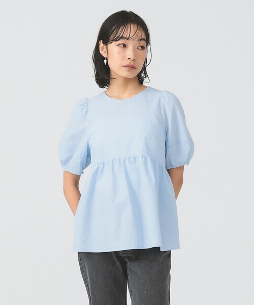 Ray BEAMS（レイビームス）の「ランタンスリーブ ギャザー ブラウス（シャツ/ブラウス・レディース・ホワイト/ライトブルー/ブラック/その他・ONE SIZE）」の20枚目の写真