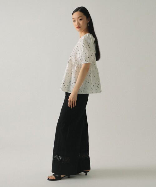 Ray BEAMS（レイビームス）の「ランタンスリーブ ギャザー ブラウス（シャツ/ブラウス・レディース・ホワイト/ライトブルー/ブラック/その他・ONE SIZE）」の22枚目の写真