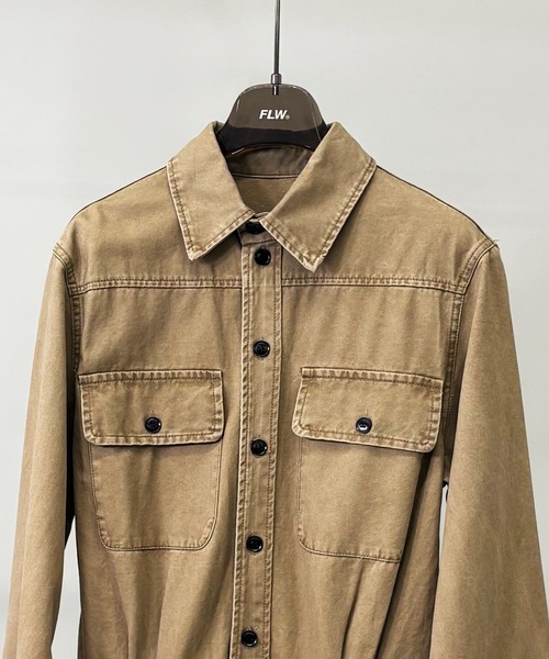 FOLLOWIN（フォロウィン）の「長袖ワンピース（ワンピース・レディース・カーキ・MEDIUM）」の4枚目の写真