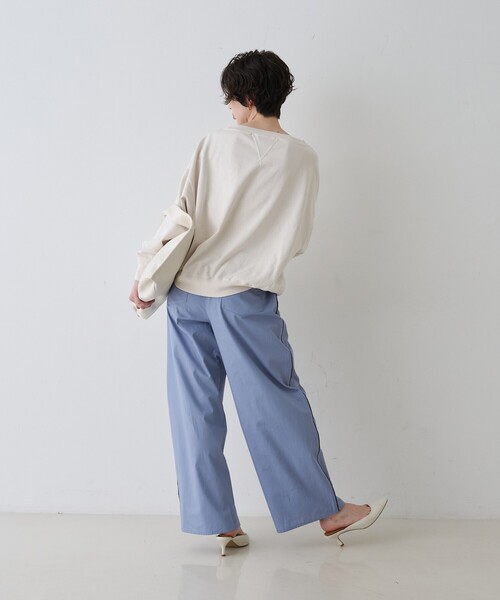 Rouge vif（ルージュヴィフ）の「【セットアップ対応】セミワイドドローパンツ（その他パンツ・レディース・ストライプ/サックスブルー・38/36）」の17枚目の写真