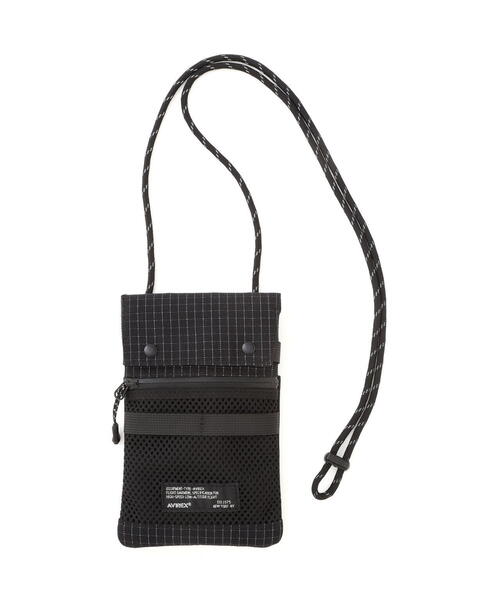 AVIREX（アヴィレックス）の「《直営店限定》REFLECT RIP VERTICAL POCHETTE / リフレクト リップ バーティカル ポシェット / AVIREX / アヴィレックス（ショルダーバッグ・メンズ・グリーン系カモフラージュ/ブラック・FREE）」の3枚目の写真
