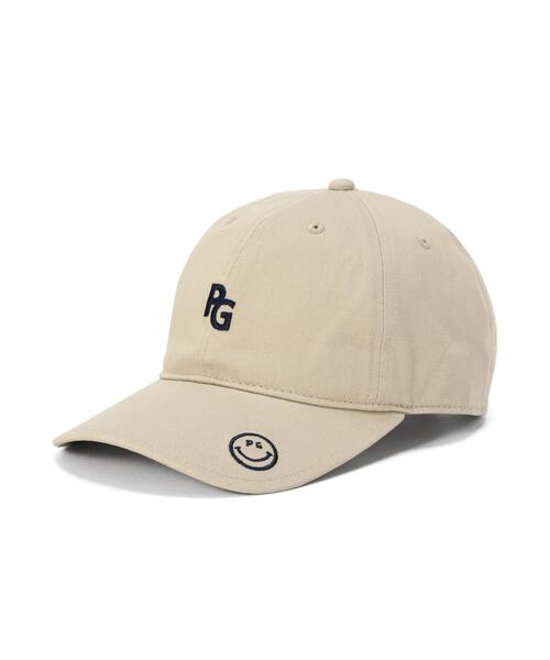 PEARLY GATES(パーリーゲイツ)の「【PEARLY GATES】シンプルアイコンキャップ (UNISEX)(キャップ・レディース・ベージュ/ネイビー/ブルー系その他・FREE)」の1枚目の写真