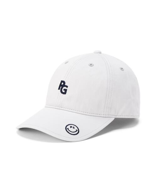 PEARLY GATES(パーリーゲイツ)の「【PEARLY GATES】シンプルアイコンキャップ (UNISEX)(キャップ・レディース・ベージュ/ネイビー/ブルー系その他・FREE)」の3枚目の写真