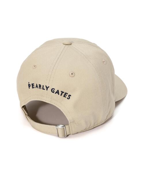 PEARLY GATES(パーリーゲイツ)の「【PEARLY GATES】シンプルアイコンキャップ (UNISEX)(キャップ・レディース・ベージュ/ネイビー/ブルー系その他・FREE)」の4枚目の写真