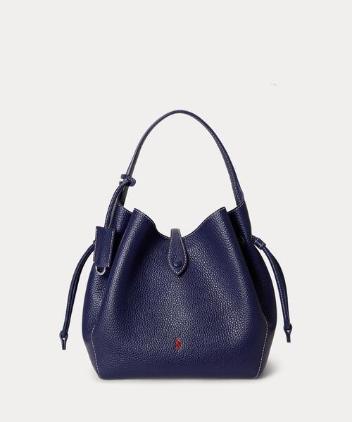 Polo Play レザー ドローストリング バッグ（ショルダーバッグ）｜POLO