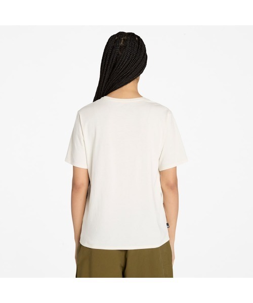Timberland(ティンバーランド)の「半袖 Tシャツ レディース(Tシャツ/カットソー・レディース・ライトホワイト・LARGE/MEDIUM/SMALL/X-SMALL)」の3枚目の写真