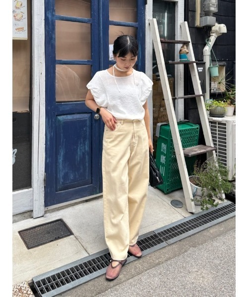 titivate(ティティベイト)の「チョーカー付きバルーンスリーブトップス(シャツ/ブラウス・レディース・オフホワイト/ブラック/ブルー・FREE)」の21枚目の写真