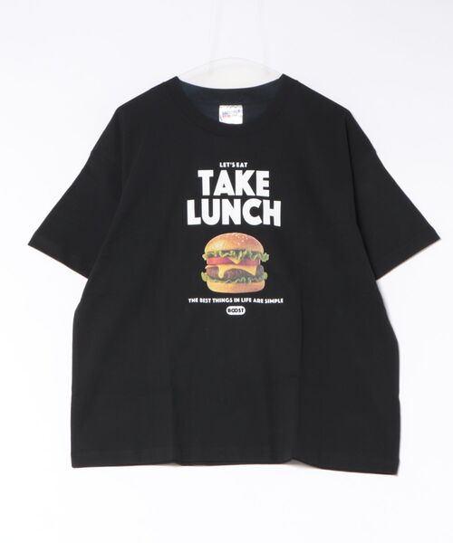 BOOSTOCK（ブーストック）の「BOOSTOCK/ブーストック B/S  BURGER Tシャツ（Tシャツ/カットソー・メンズ・ホワイト/ブラック・XXXL/F）」の2枚目の写真