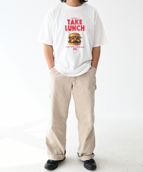 BOOSTOCK（ブーストック）の「BOOSTOCK/ブーストック B/S  BURGER Tシャツ（Tシャツ/カットソー・メンズ・ホワイト/ブラック・XXXL/F）」の5枚目の写真