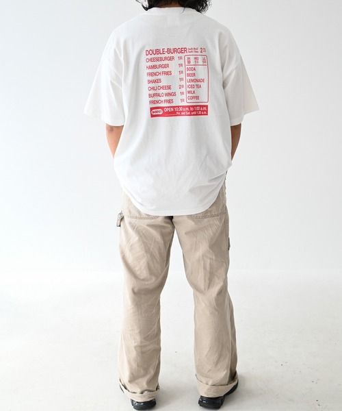 BOOSTOCK（ブーストック）の「BOOSTOCK/ブーストック B/S  BURGER Tシャツ（Tシャツ/カットソー・メンズ・ホワイト/ブラック・XXXL/F）」の6枚目の写真