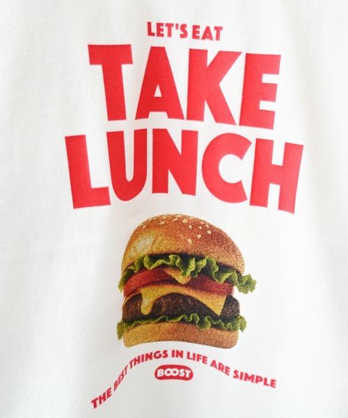 BOOSTOCK（ブーストック）の「BOOSTOCK/ブーストック B/S  BURGER Tシャツ（Tシャツ/カットソー・メンズ・ホワイト/ブラック・XXXL/F）」の8枚目の写真