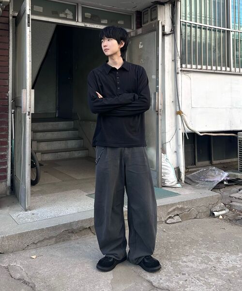 TOFFEE(トフィー)の「VTG ポロTシャツ (ブラック)(ポロシャツ・メンズ・その他・SMALL/MEDIUM/LARGE/X-LARGE)」の6枚目の写真