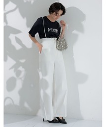 [2026S/S COLLECTION][MEISM by Re:EDIT][低身長/高身長サイズ有]ダブルクロスフリルサロペット
