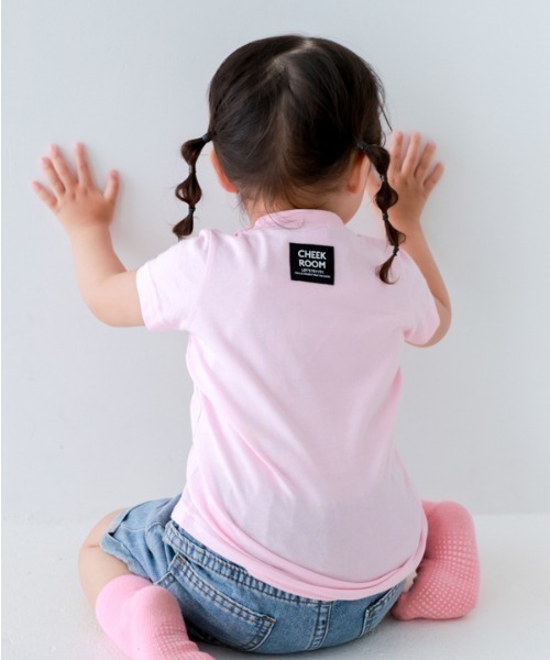 CHEEK ROOM(チークルーム)の「CHEEK ROOM/チークルーム 冷やし中華 Tシャツ(Tシャツ/カットソー・キッズ・ピンク/ライトグリーン/サックスブルー・80cm/90cm/100cm/110cm/120cm/130cm)」の7枚目の写真