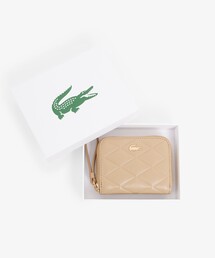 LACOSTE（ラコステ）の「クロコダイル キルティングレザーラウンドジップミニウォレット（財布）」