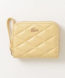 LACOSTE（ラコステ）の「クロコダイル キルティングレザーラウンドジップミニウォレット（財布）」