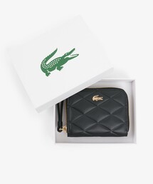LACOSTE | クロコダイル キルティングレザーラウンドジップミニウォレット(財布)