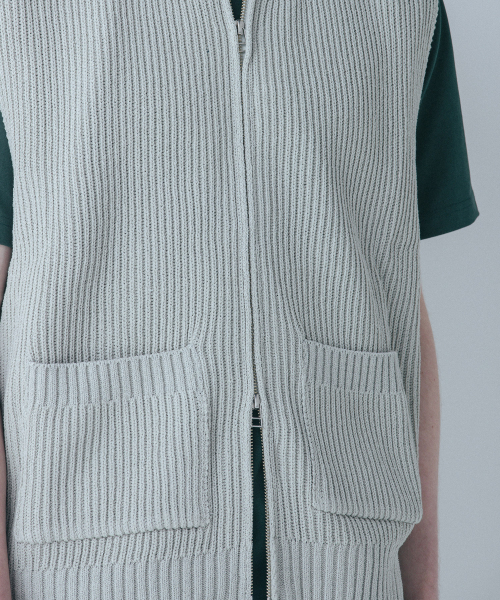BLANKROOM(ブランクルーム)の「家ニットベスト_PALE GREEN(ベスト・レディース・その他・1/2/3)」の3枚目の写真