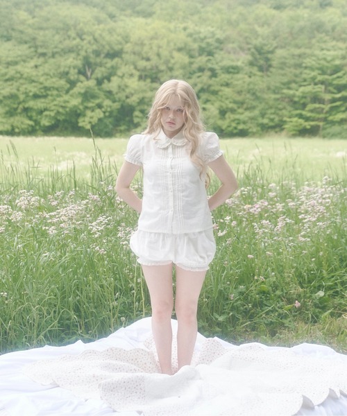 chernyy（チェルニー）の「Indian cotton puff shorts / インドコットンかぼちゃパンツ（その他パンツ・レディース・アイボリー・LARGE/MEDIUM/SMALL）」の5枚目の写真