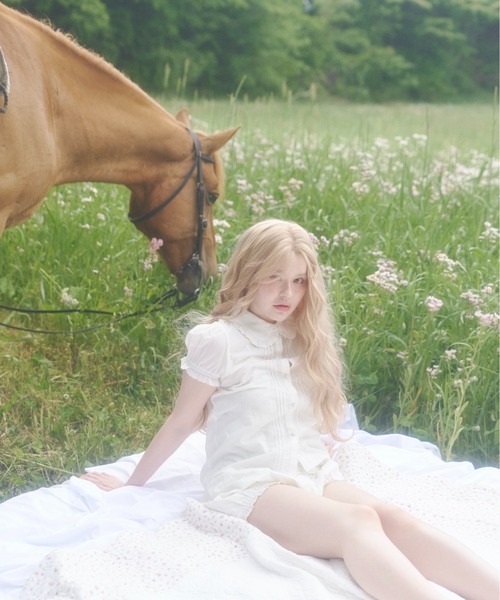 chernyy（チェルニー）の「Indian cotton puff shorts / インドコットンかぼちゃパンツ（その他パンツ・レディース・アイボリー・LARGE/MEDIUM/SMALL）」の7枚目の写真
