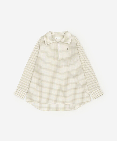 GYMPHLEX(ジムフレックス)の「Gymphlex | ハーフジップ 長袖チェックシャツ WOMEN(シャツ/ブラウス・レディース・イエロー系その他・14)」の11枚目の写真