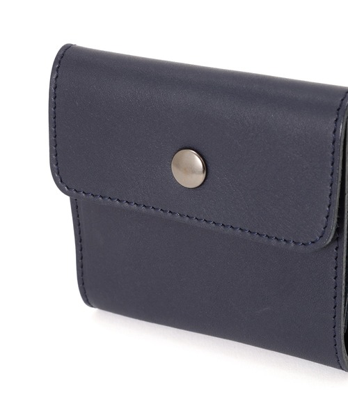 MHL.（エムエイチエル）の「BASIC LEATHER（財布・レディース・ネイビー/イエロー系その他2・FREE）」の4枚目の写真