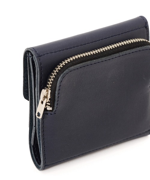 MHL.（エムエイチエル）の「BASIC LEATHER（財布・レディース・ネイビー/イエロー系その他2・FREE）」の5枚目の写真