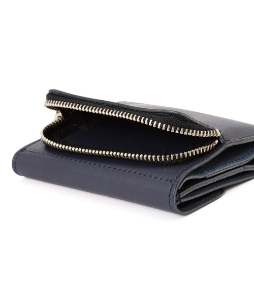 MHL.（エムエイチエル）の「BASIC LEATHER（財布・レディース・ネイビー/イエロー系その他2・FREE）」の7枚目の写真