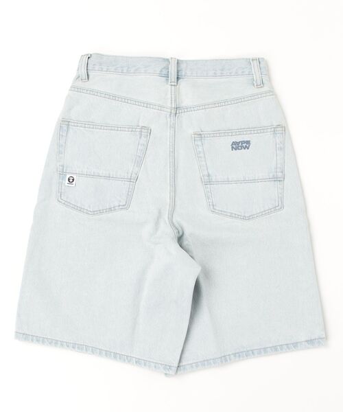 AAPE BY A BATHING APE（エーエイプバイアベイシングエイプ）の「AAPE NOW DENIM SHORTS（デニムパンツ・メンズ・ブルー/ライトブルー・SMALL/LARGE/X-LARGE/MEDIUM）」の11枚目の写真