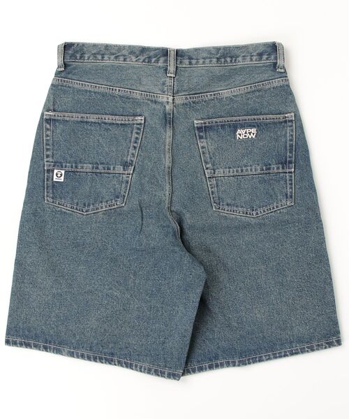 AAPE BY A BATHING APE（エーエイプバイアベイシングエイプ）の「AAPE NOW DENIM SHORTS（デニムパンツ・メンズ・ブルー/ライトブルー・SMALL/LARGE/X-LARGE/MEDIUM）」の12枚目の写真