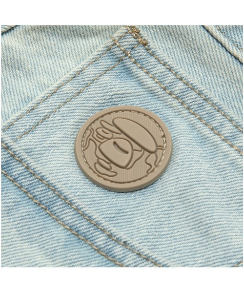 AAPE BY A BATHING APE（エーエイプバイアベイシングエイプ）の「AAPE NOW DENIM SHORTS（デニムパンツ・メンズ・ブルー/ライトブルー・SMALL/LARGE/X-LARGE/MEDIUM）」の4枚目の写真