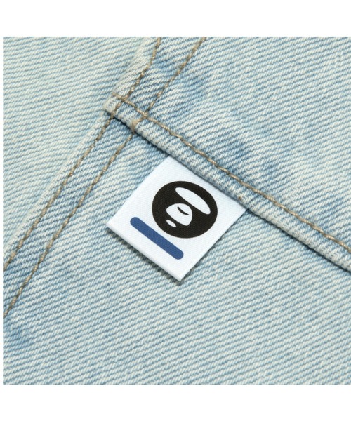AAPE BY A BATHING APE（エーエイプバイアベイシングエイプ）の「AAPE NOW DENIM SHORTS（デニムパンツ・メンズ・ブルー/ライトブルー・SMALL/LARGE/X-LARGE/MEDIUM）」の6枚目の写真