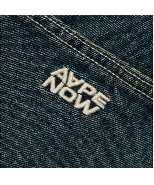 AAPE BY A BATHING APE（エーエイプバイアベイシングエイプ）の「AAPE NOW DENIM SHORTS（デニムパンツ・メンズ・ブルー/ライトブルー・SMALL/LARGE/X-LARGE/MEDIUM）」の9枚目の写真