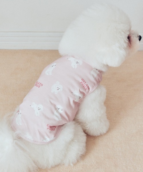 ジェラートピケ 23SS CAT&amp;DOG プルオーバー カットソー  長袖 F gelato pique（ジェラートピケ） 犬 服 「CAT＆DOG」ドッグカットソー