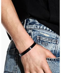 ARMANI EXCHANGE | 【A|X アルマーニ エクスチェンジ】ステンレススチール バングル(Black)_AXG0173001(バングル/リストバンド)