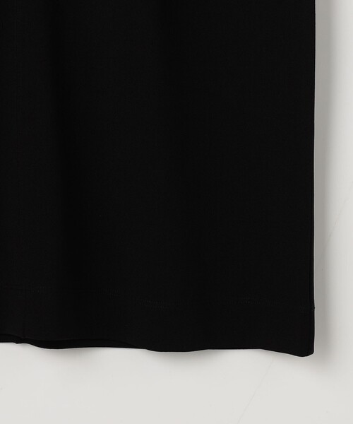 Rie Miller(リエミラー)の「ウォッシャブル袖口リブマキシ丈ワンピースジョーゼットダンボール(ワンピース・レディース・ブラック/オフホワイト・38)」の11枚目の写真