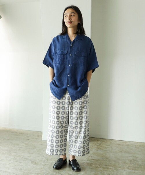 fennica(フェニカ)の「久留米絣 イージーパンツ 26SS(その他パンツ・メンズ・その他/ホワイト/ネイビー・MEDIUM/LARGE/SMALL)」の10枚目の写真
