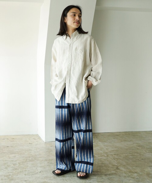 fennica(フェニカ)の「久留米絣 イージーパンツ 26SS(その他パンツ・メンズ・その他/ホワイト/ネイビー・MEDIUM/LARGE/SMALL)」の17枚目の写真