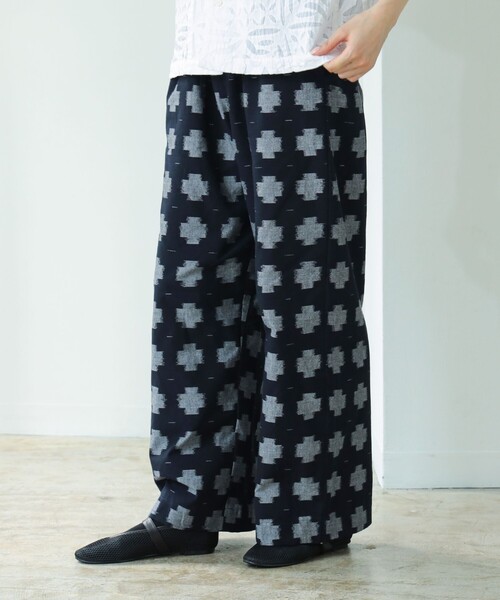 fennica(フェニカ)の「久留米絣 イージーパンツ 26SS(その他パンツ・メンズ・その他/ホワイト/ネイビー・MEDIUM/LARGE/SMALL)」の18枚目の写真
