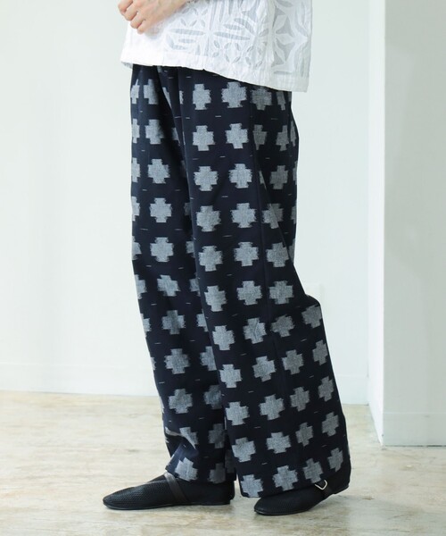 fennica(フェニカ)の「久留米絣 イージーパンツ 26SS(その他パンツ・メンズ・その他/ホワイト/ネイビー・MEDIUM/LARGE/SMALL)」の19枚目の写真