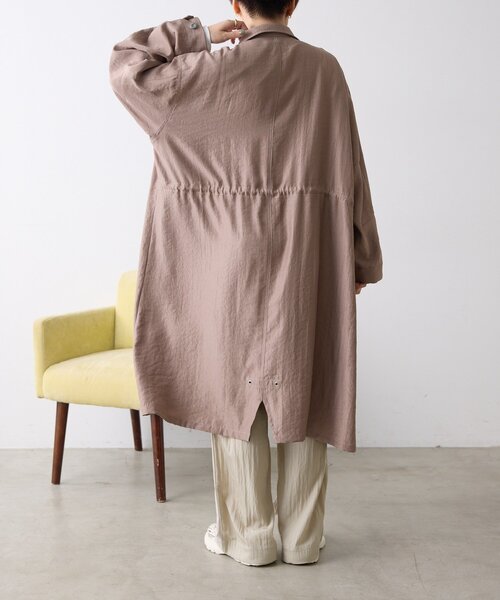 ear PAPILLONNER（イアパピヨネ）の「ステンカラーコート【SUM1 STYLE】（その他アウター・レディース・モカ/ベージュ・FREE）」の9枚目の写真