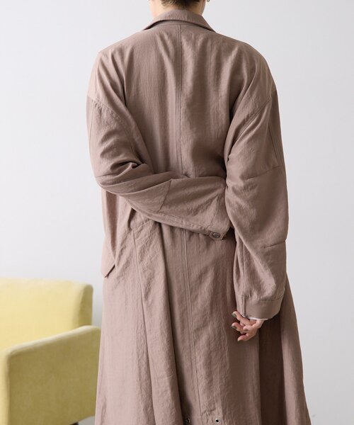 ear PAPILLONNER（イアパピヨネ）の「ステンカラーコート【SUM1 STYLE】（その他アウター・レディース・モカ/ベージュ・FREE）」の13枚目の写真