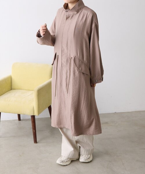 ear PAPILLONNER（イアパピヨネ）の「ステンカラーコート【SUM1 STYLE】（その他アウター・レディース・モカ/ベージュ・FREE）」の16枚目の写真